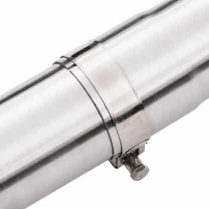3″ diameter for maximum flow and power gains