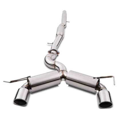 4″ Polished tailpipes to fit the OEM rear valance