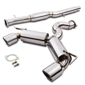 4' Polished tailpipes to fit the OEM rear valance