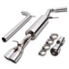 2.5″ throughout with dual 3 inch tail pipes