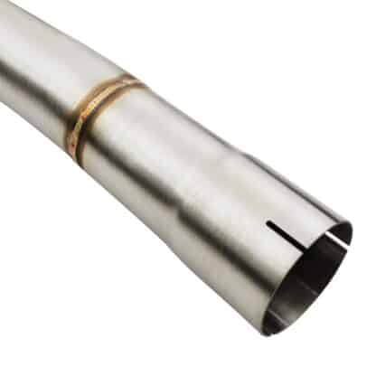 Twin exit tips designed to fit the OEM rear valance
