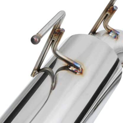 Gravity Performance exhaust systems are designed in house to fit OEM mounting points for perfect fitment. Our Gravity Performance exhausts enhance the sound of your car with a captivating exhaust note while also increasing performance.