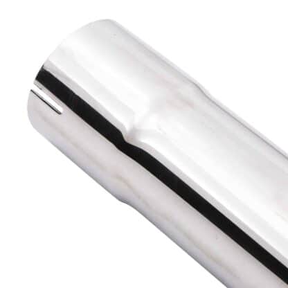 High flow design removes the OEM centre resonator box.