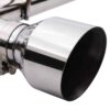 4″ Polished tailpipes to fit the OEM rear valance