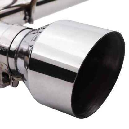 4″ Polished tailpipes to fit the OEM rear valance