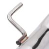 Mandrel bent and fully TIG welded for strength and durability