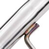 Replaces the resonator after the catalytic converter