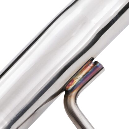 Replaces the resonator after the catalytic converter