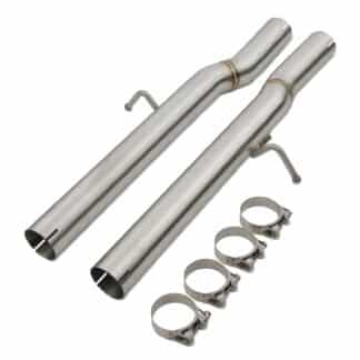 Gravity Exhaust centre sections are designed in house using the OEM mounting points to ensure smooth fitment every time. All of our exhaust parts use the highest quality T304 stainless steel for performance and durability.