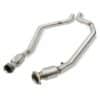 Gravity Performance sports cats instantly increase power by allowing exhaust gasses to exit the vehicle quicker. Our sports cats are designed to be direct replacements for the OEM catalytic converter