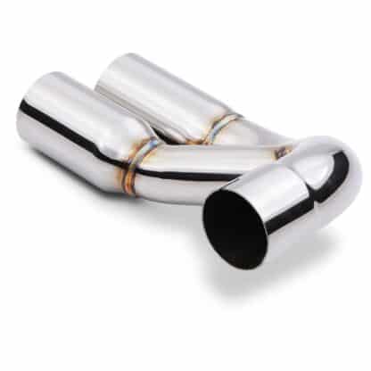 Quick and easy upgrade from the OEM single tailpipe