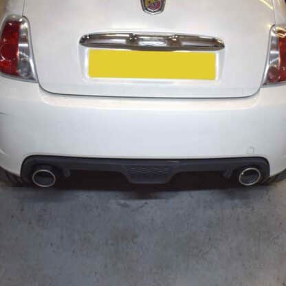 4' Polished tailpipes designed to fit the OEM rear valance