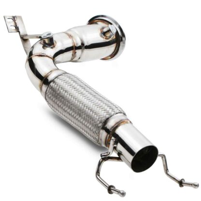 Built in flexi joint helps reduce exhaust strain