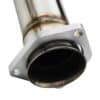 Built in flexi joint helps reduce exhaust strain