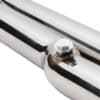 Mandrel bent and fully TIG welded for strength and durability.