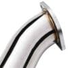 Unsilenced with built in flexi joints help reduce exhaust strain