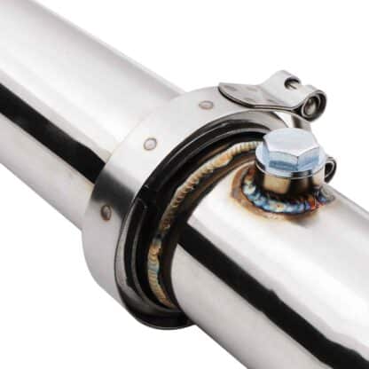 Mandrel bent and fully TIG welded for strength and durability