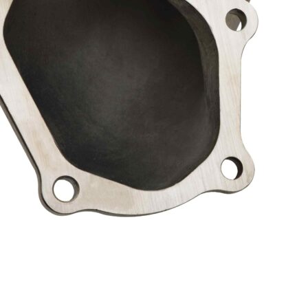 Built in flexi to reduce exhaust strain