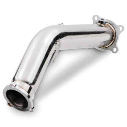 Fully polished with a 3″ bore throughout