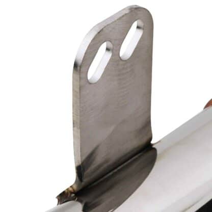 Removes restrictive catalytic converter to increase power capabilities