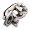 Built in flexi joints help reduce exhaust strain