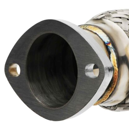 Built in flexi joint helps reduce exhaust strain.