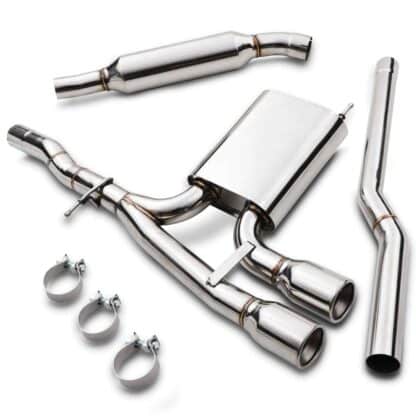 Resonated system to reduced unwanted exhaust drone while retaining its sporty growl