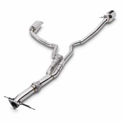 3″ into 2.25″ bore with twin 2.5″ tailpipes