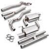 2.5″ bore Through out with Twin 3.5″ tailpipes