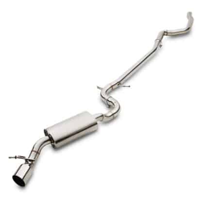 slash cut tailpipes to fit with the shape of the rear valance