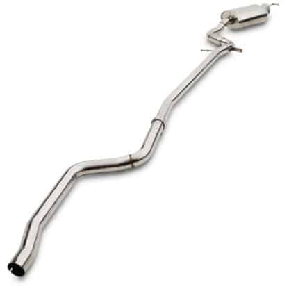 Fits from the catalytic converter back