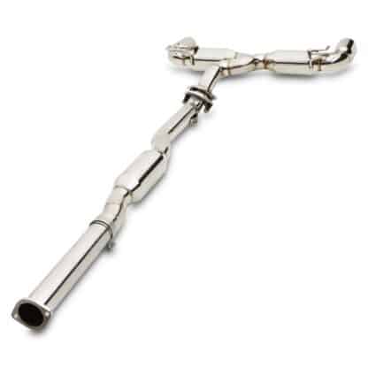 Fits from the catalytic converter back