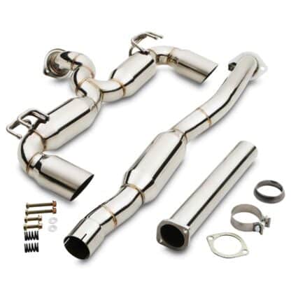 3″ Bore Throughout With 4″ Tailpipes