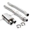 Manufactured from Mandrel bent T304 grade stainless steel and CNC machined V-Band fittings with full TIG welding for strength and durability