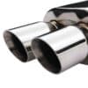 Tailpipes designed to fit into the OEM Valance