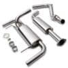 2.75″ bore throughout with Twin 2.5″ tailpipes