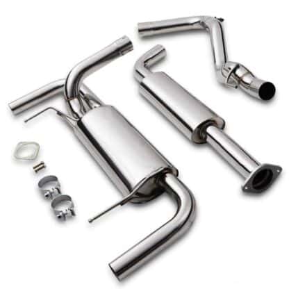 2.75″ bore throughout with Twin 2.5″ tailpipes