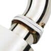 4' Polished tailpipes to fit the OEM rear valance