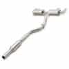 Fully polished stainless steel resonated exhaust system