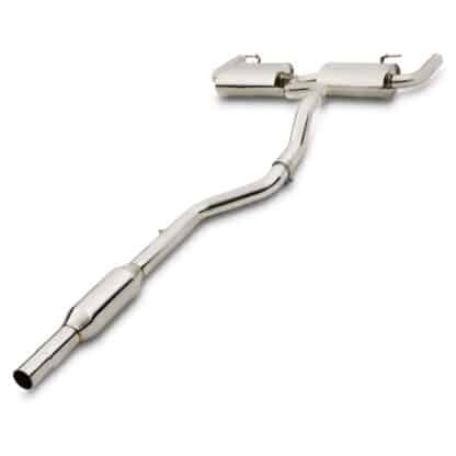 Fully polished stainless steel resonated exhaust system