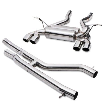 Free flowing system to get the most from the Iconic S55 engine