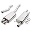 2.5″ bore throughout for maximum gas flow