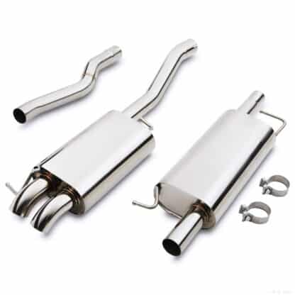 2.5″ bore throughout for maximum gas flow