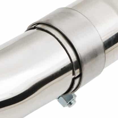 2.5&quote; bore throughout for maximum gas flow