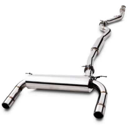 Gravity Performance Exhaust Systems are designed in house to fit OEM mounting points for perfect fitment to your vehicle. Our Gravity Performance Exhausts greatly enhances the sound with a captivating exhaust note while also increasing performance.