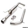 2.5″ Bore Throughout With 4″ Tailpipe