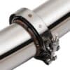 CNC machined V band flanges for a solid support and an accurate fit