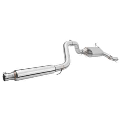 Triangular Tailpipe designed to fit into the OEM Valance