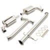 2.5″ tailpipes designed to fit the OEM rear valance