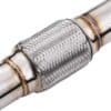 Built in flexi to help reduce strain on the system and prolong gasket life